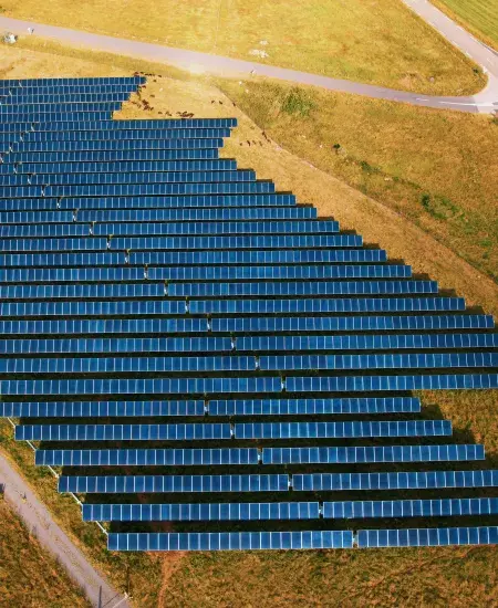Parc solaire de la clé des Champs France