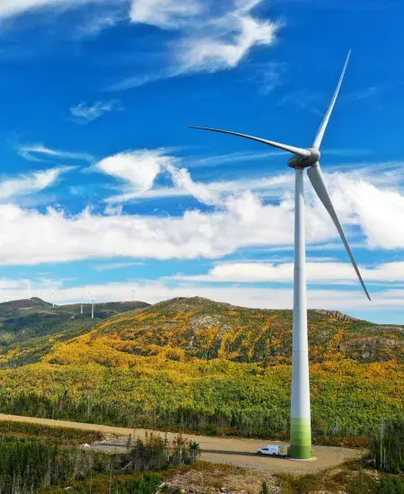 Seigneurie de Beaupré Onshore wind farm Québec Canada