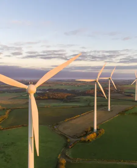 Parc éolien de Plouguin en France