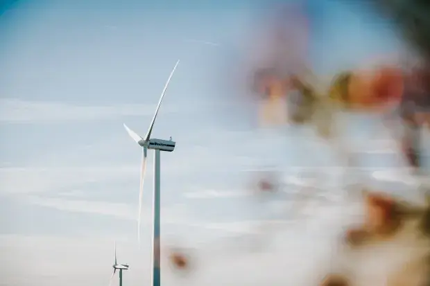 Eoliennes du parc éolien du Grand Camp Exploité par Boralex en France