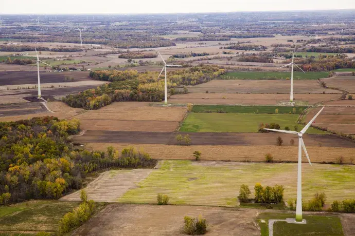 Parc éolien Niagara Region Wind Farm de Boralex au Canada