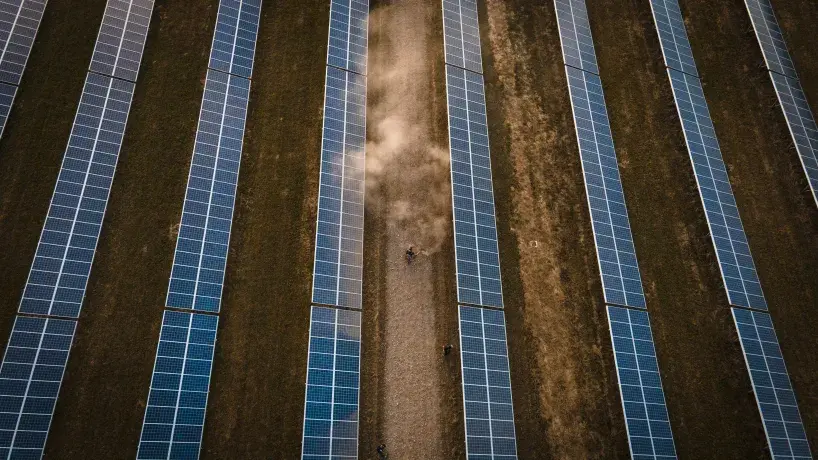 Parc solaire avignonet-lauragais vu du ciel