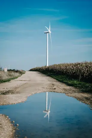 Le grand camp parc éolien en France