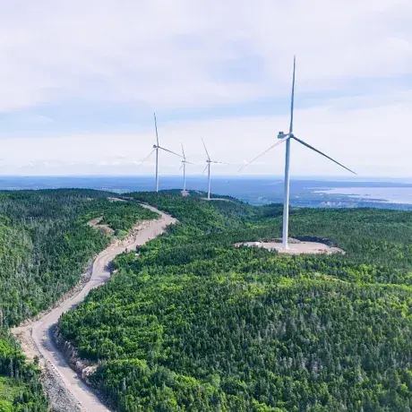 Apuiat Wind Farm view from the Sky