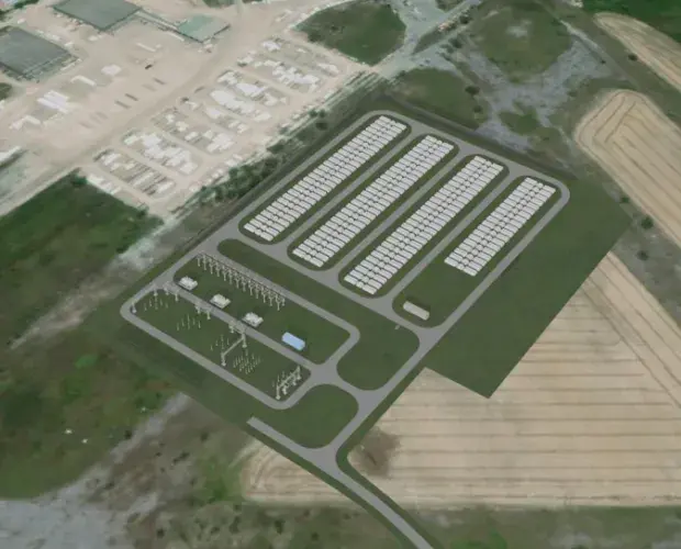 Rendering of Hagersville Battery Storage Park